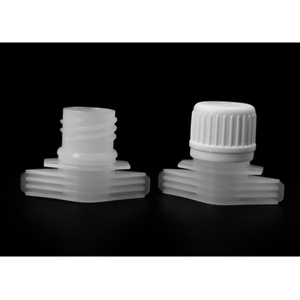 16mm Easy Tighten Plastic Spout Caps In Three Screw Thread , Save Time To Screw
