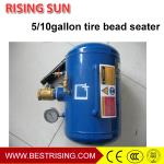 Car workshop used 5 gallon tire bead seater for inflating tire