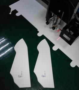 China Red Hard Kraft Paper Board Plastic Fibre Pattern CAD Knife Cutter Plotter on sale