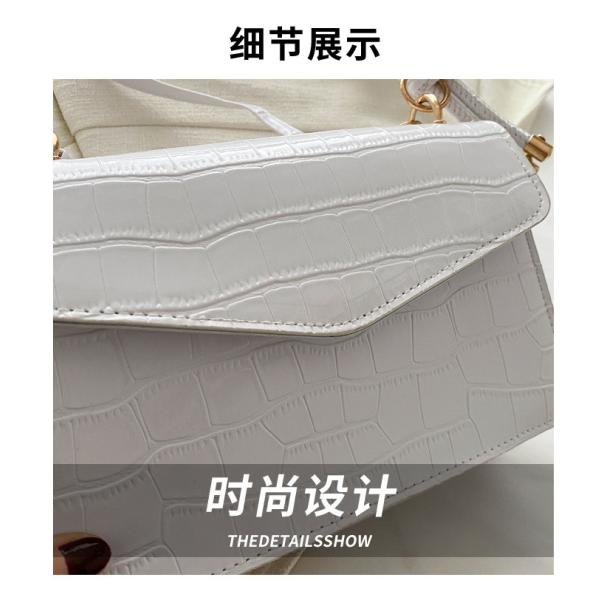 PATENT LEATHER PURE COLOR QUALITY ALL-IN-ONE BAG WOMEN'S HAND BILL SHOULDER CROSSBODY BAG UNDERARM WOMEN'S BAG