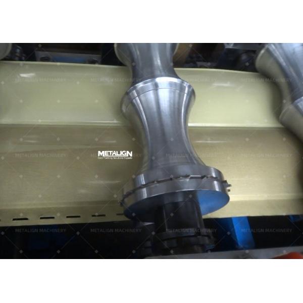 Efficient Customized Roll Forming Machine For Galvanized Steel Siding With Oval Hole Punching