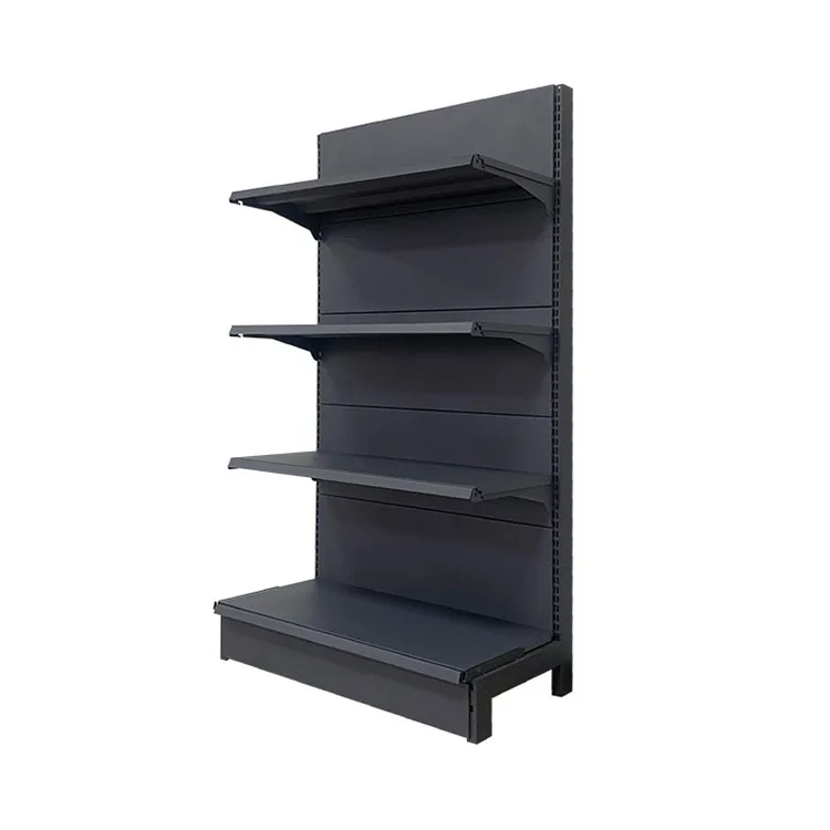 Factory custom color size black pet supplies supermarket shelf grocery store racks potato chips display shelf