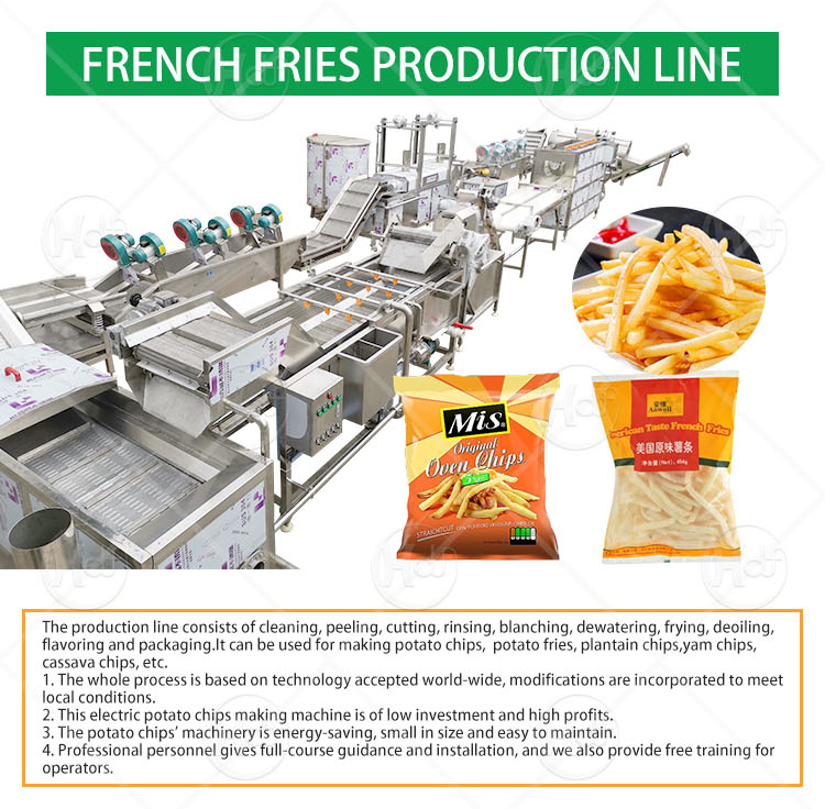 Electric Fully Automatic Chips Making Machine High Productivity