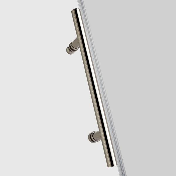 Frosted Frameless Sliding Glass Barn Door Interior With Hardware Kit And Door Handle
