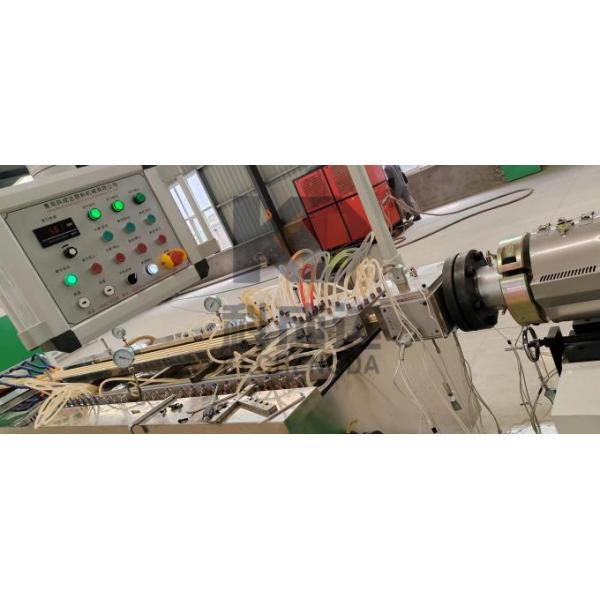 PVC Plastic Profile Extruder Machine Grille Wall Panel 280kg/H Wpc Extruder Machine