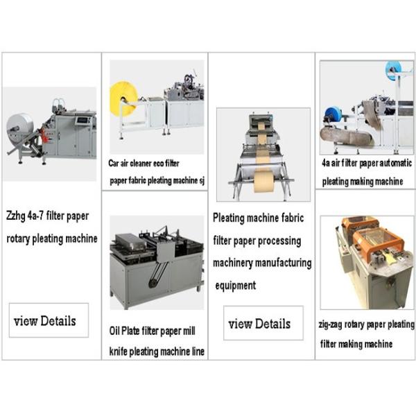 5-65m/Min Air Filter Making Machine , 50HZ Rotary Pleating Machine