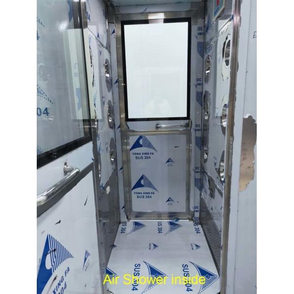 Air Velocity 25m/H 304 Stainless Steel Air Shower