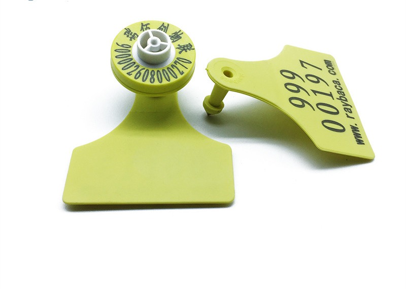 EM4305 134.2khz Rfid Female EID Ear Tags match With Visual Animals Tags