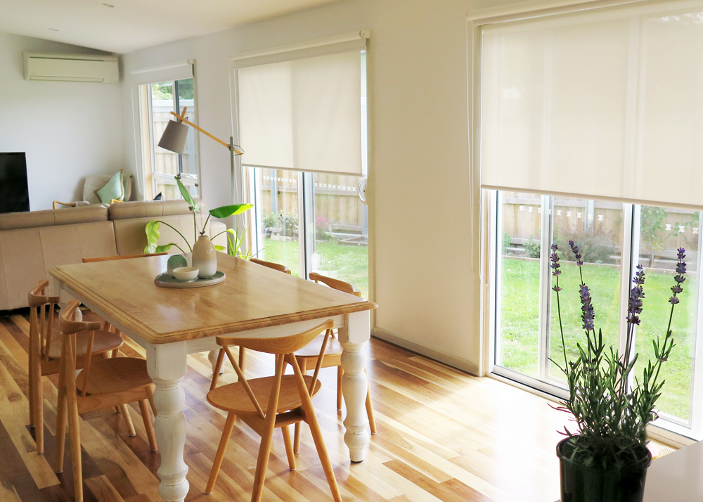 Outdoor 5% Openness Sunscreen Roller Blinds Fabric 29% Polyester 71% PVC