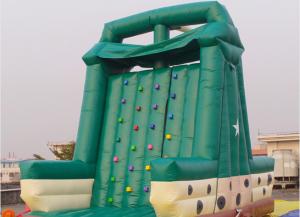 China Double Stitching Inflatable Climbing Walls / Rock Climbing Walls For Commercial on sale