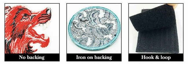 Heat Press Embroidery 100mm Environmental Patches For School Uniform