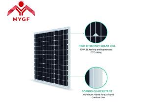 Quality White Rear Monocrystalline Pv Panels , Monocrystalline Silicon Solar Cells wholesale