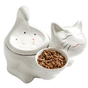 Quality 2L Water Capacity Ceramic Pet Bowl Automatic Multifunctional wholesale