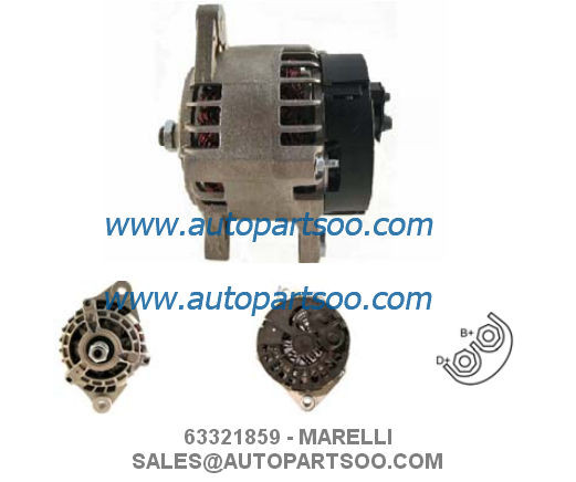 Quality 63321507 63321859 - MARELLI Alternator 12V 120A Alternadores wholesale