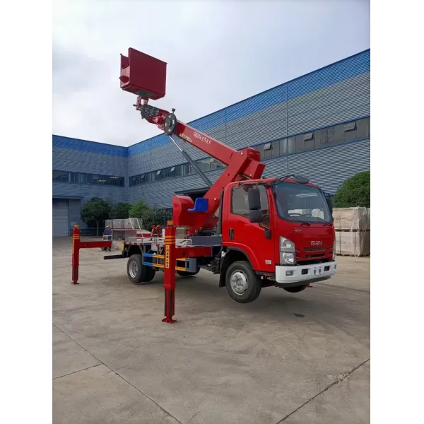 Factory Offers Discounted Prices for New or Used Isuzu 24m Aerial Work Platform Hydraulic Lift Truck