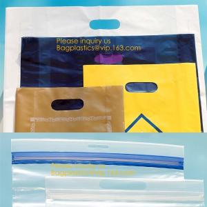 100%Eco-friendly HDPE/LDPE fashion carry bag soft loop handle plastic shopping