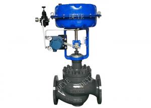 China Steel Globe Control Valve With Diaphragm Pneumatic Actutor on sale