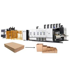 Quality 150pcs Fully Automatic Corrugated Box Printing Machine Carton Making Inline wholesale