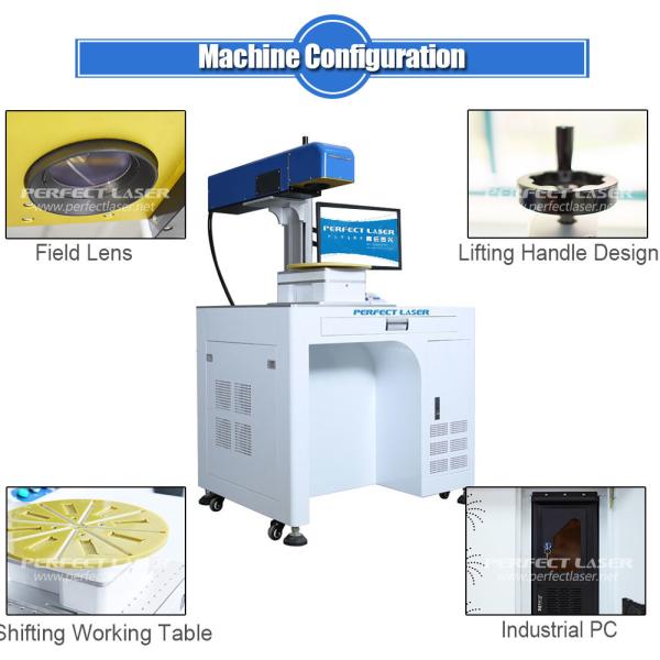 20w Lamp Bulb Rotary Fiber Laser Marking Machine Multi - station