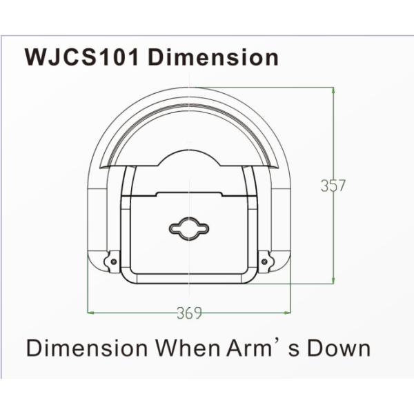 Hermetic Remote control parking lock
