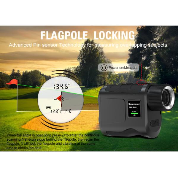 Sport Laser Rangefinders 195g H Telescope for Golf Slope Function 1500m Long Distance Range
