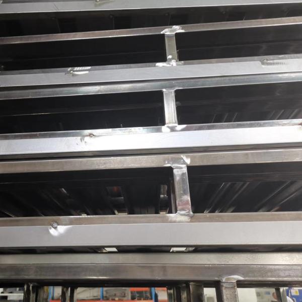 Customized Industrial Warehouse Steel Pallet Heavy Duty Steel Pallet 2 Way Entry
