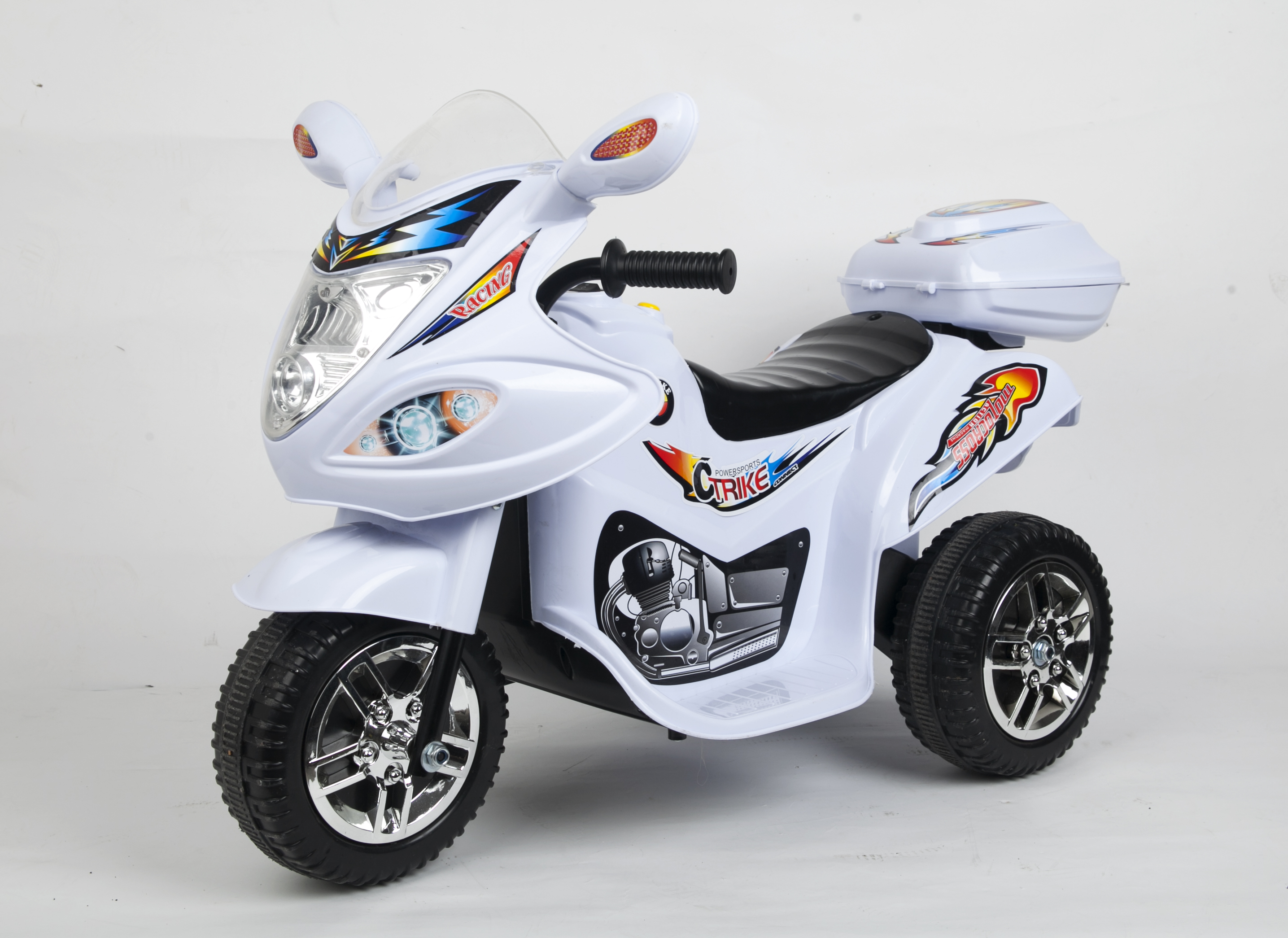 Kids Battery Operated Motorcycles With Colorful Lights And 82*41*51cm Product Size