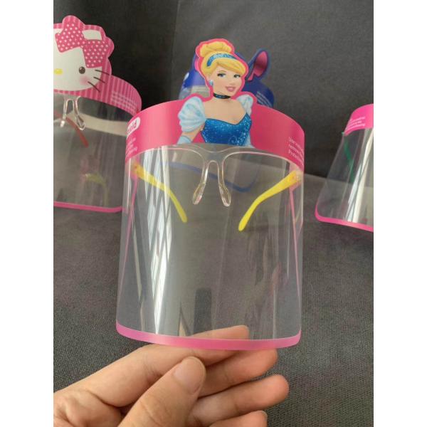 Kids Reusable Clear Plastic Face Shield Splash Proof 3 Years Life