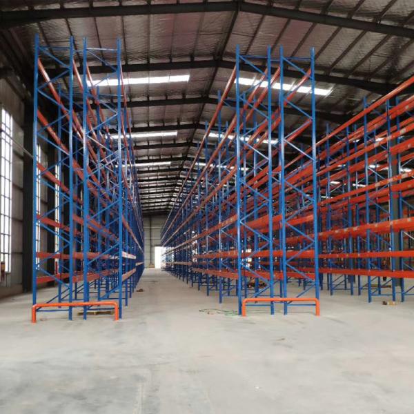Combination Structure Industrial Racks For Warehouse Orange Blue Grey Green Color