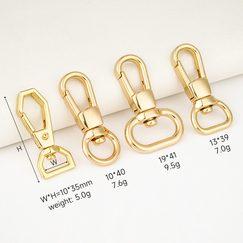 1.5 Inch Swivel Lobster Claw Clasp Zinc Alloy Snap Hook for Webbing Strap Connection