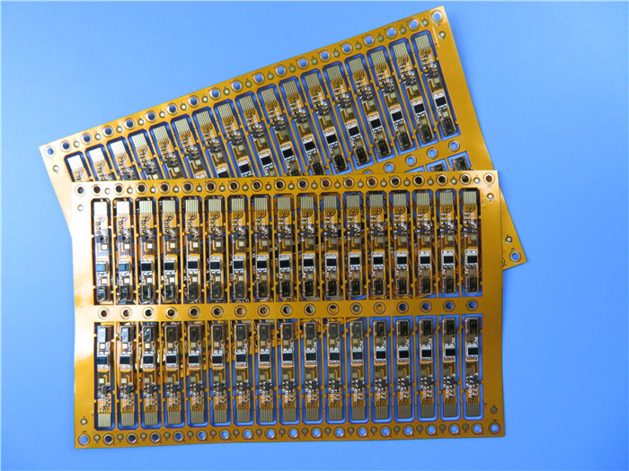 Assembled Flexible PCB Built On 0.15mm Polyimide (PI) With Immersion Gold for Portable Sound System