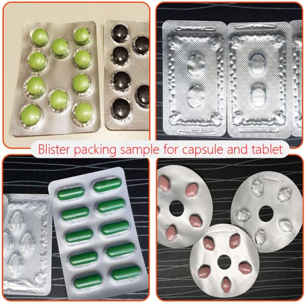 DPH 260 3KW Blister Packing Machine Tablet Candy Softgel