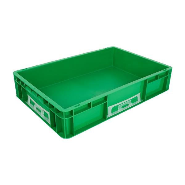 Stackable EU Plastic Parts Crate Customized Color Shipping Container for Transport