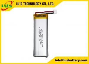 China 3.7v Lipo Lithium Battery 1000mah For Wireless Microphone Rechargeable LP102050 on sale