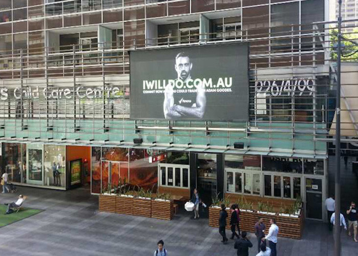 Advertising Indoor Led Display Screen With 80mm Ultra Thin Cabinet 1920hz