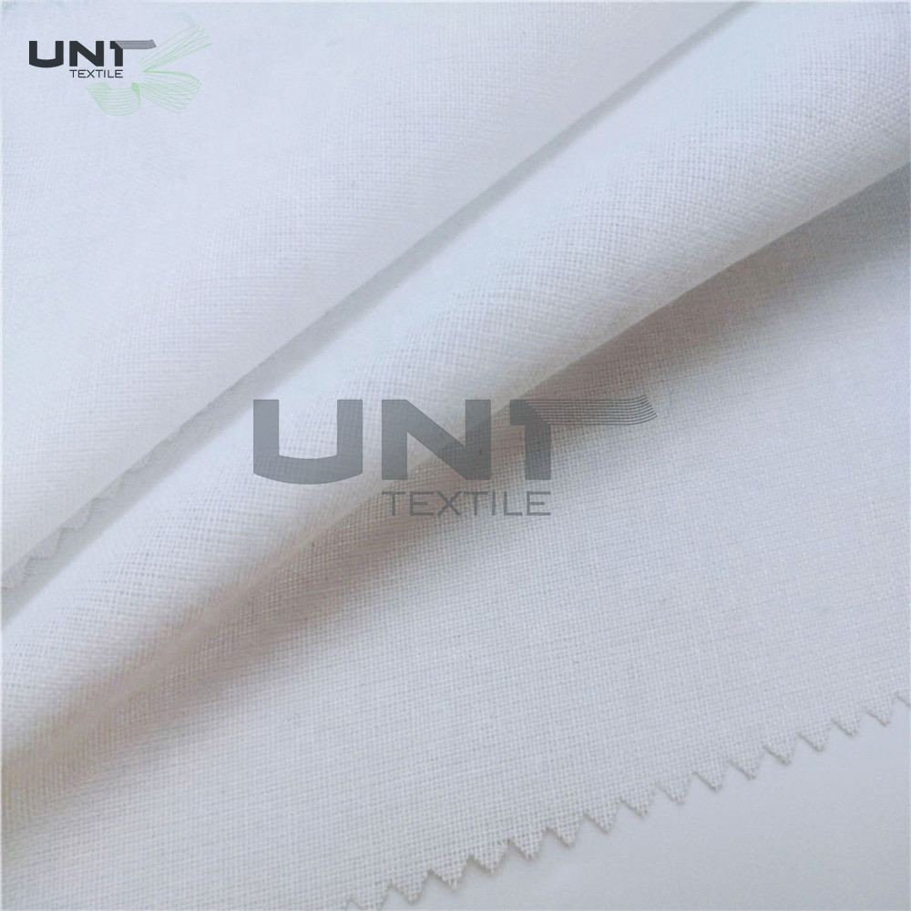 Plain Textile Curtain Woven Interlining Resin Interlining Fabric