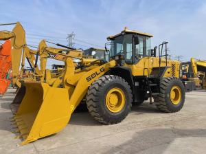 Quality SDLG LG956L Wheel Loader Front Loader Yellow 17450kg wholesale