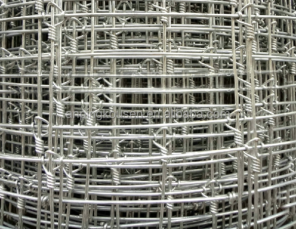 Hot Dipped Galvanized Fixed Knot Woven Game Wire Farm Fencing for Pasture Goat Cow Grassland