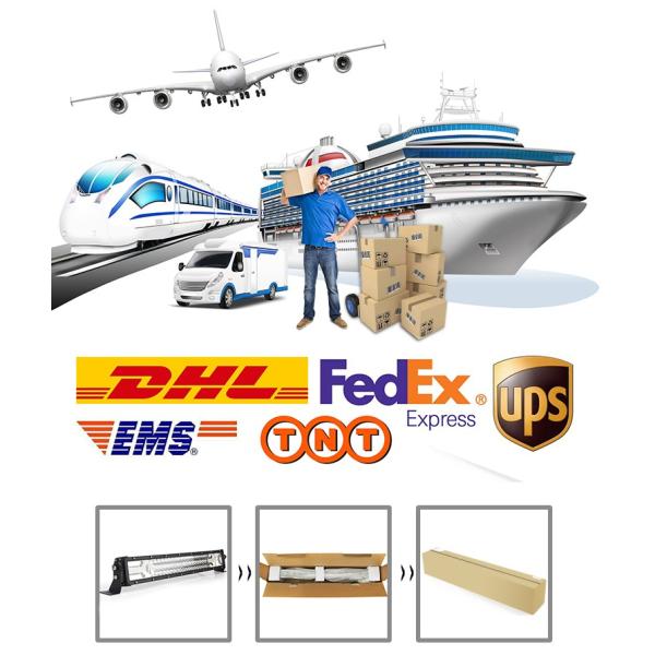 Black / White Led Light Bar 4x4 Die Casting Aluminum Housing Material