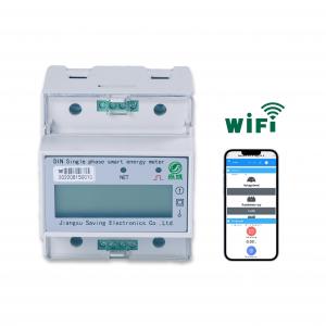 China Wireless Single Phase Digital Electric Meter NB Wifi Smart Meter Multi Tariff on sale