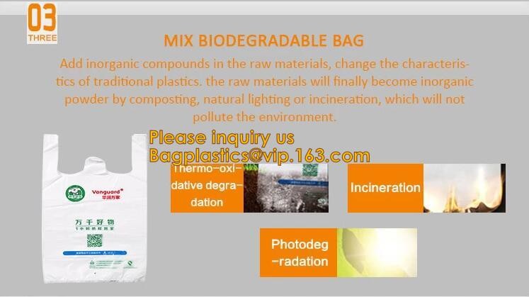 Die cut handle custom compostable biodegradable cornstarch made plastic mailing bags,Cornstarch made biodegradable compo