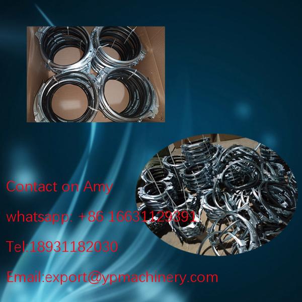 150mm Airtight Sealing Washer Galvanised Pipe Clamps
