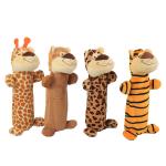 Smile Lion Plush Pet Toys Environmentally Friendly PP Cotton Material
