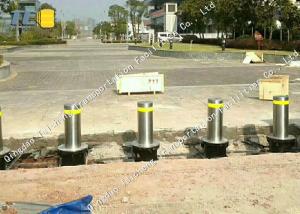 Quality High Security Automatic Rising Bollards , 5mm Thickness Smart Bollards wholesale