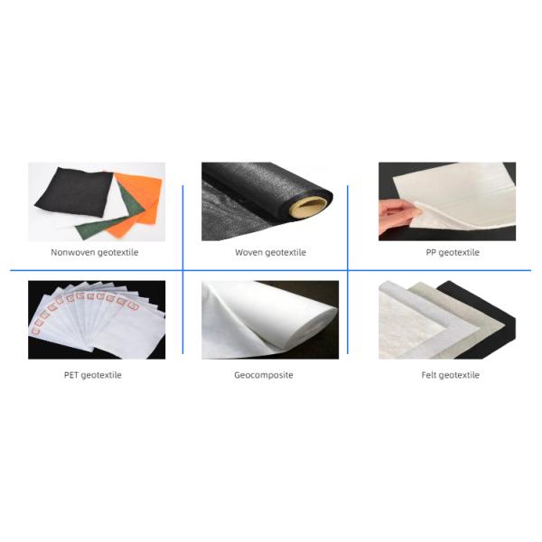 500 Gsm Black Short Filament Fabric Geotextile UV-resistant and High Puncture Resistance Earthwork Product