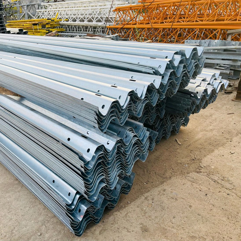 Straight Barrier Hot Dipped Galvanized Flex Beam Guardrail for Highway Q235 Q345