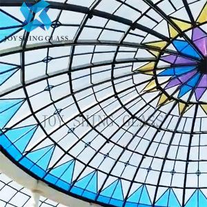 Quality Curved Church Stained Glass, Church Glass Roof Customization wholesale