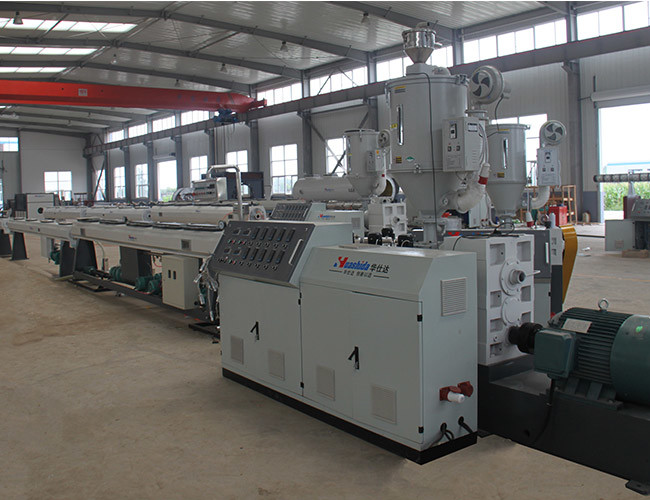 2 Caterpillar 20-63mm HDPE Pipe Extrusion Line Machine 45kw