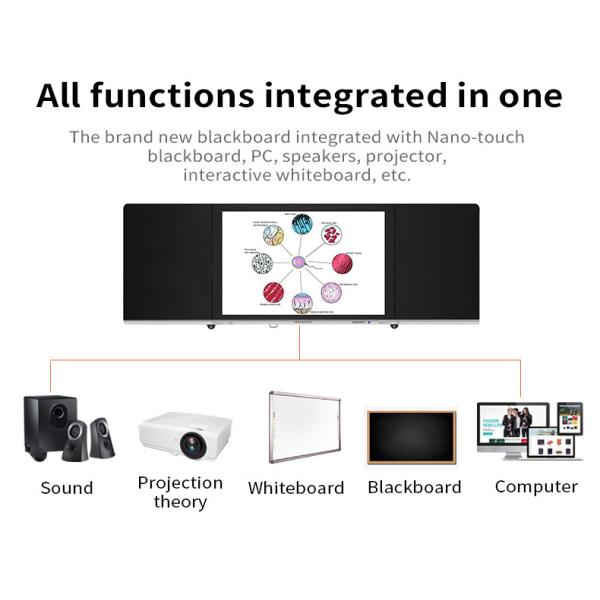 Smart Intelligent Nano Blackboard 75 Inch Digital Black Board RoHS
