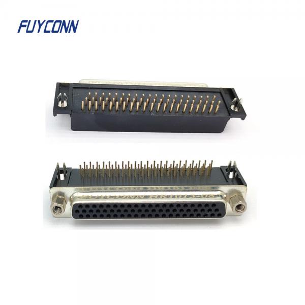 Cheap Female High Density D-SUB Connector Right Angle PCB 15P 26P 44P 62P DB Connector for sale